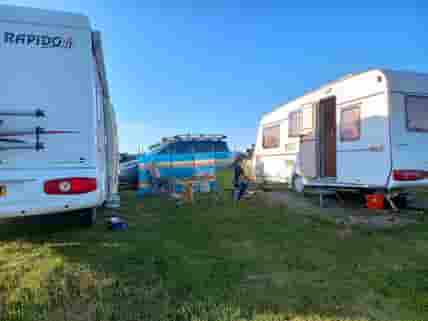 Family booking of caravan and motorhome -hardstanding pitches