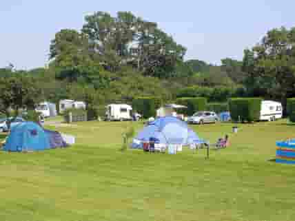 Tents and tourers are welcome on site