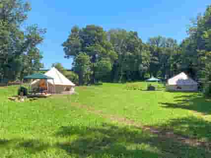 Bell tent field