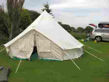 Guests are allowed to bring their own tipi or bell tent: pitches are very spacious