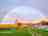 Pilsbury Lodge Farm: Visitor image of the beautiful rainbow over the site 