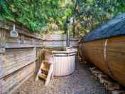 The wood-fired hut tub is very popular in the Owl pods. (added by manager 02 Aug 2022)