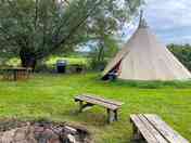 Tipi with outdoor seating, dining and cooking area (added by manager 15 Jan 2022)