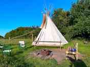Voager tipi and firepit (added by manager 27 Jul 2021)