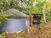 View of Yurt Yami from the pathway (added by manager 02 Sep 2022)