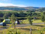 Visitor image of the views over the campsite towards the mountains (added by manager 12 Sep 2022)
