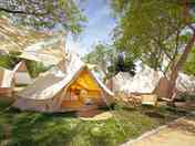Bell XL tents among the trees (added by manager 11 Jan 2024)