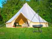 One of our beautifully furnished Glamping tents (added by manager 21 Jun 2022)