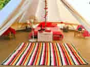 Inside Andaluz bell tent (added by manager 31 Oct 2022)