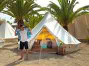 Bell tent exterior (added by manager 26 Apr 2024)
