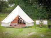 Exterior of bell tent (added by manager 07 Jul 2014)