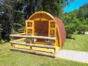 One of the lovely camping pods situated in the woodland but still close to amenities (added by manager 14 Sep 2022)
