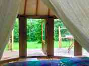 Yurt interior looking out (added by manager 17 Feb 2023)