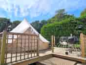The bell tent has a deck with barbeque and seating. (added by manager 01 Oct 2021)