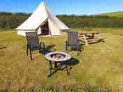 Bell tent with firepit (added by manager 22 Feb 2023)
