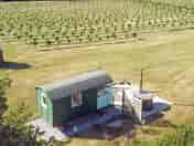 Exterior Shepherds Hut 1 | Hot Tub | Overlooking Vineyard (added by manager 22 Mar 2023)