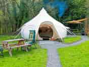 Visitor image of the luxury bell tent and hot tub (added by manager 08 Sep 2022)