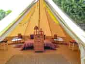 El Moro, one of the spacious bell tents (added by manager 31 Oct 2022)