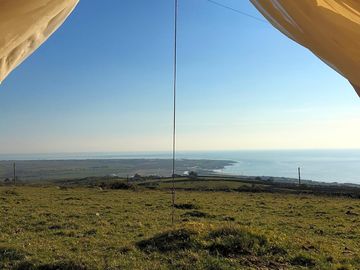 Enjoying the lovely views from the comfort of our tent! (added by manager 19 Apr 2021)