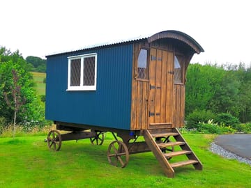 Our Shepherd's hut for those who prefer a little more luxury than a tent