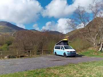 Electric hardstanding campervan pitches with electric