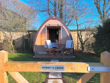 Hobbit's Lodge camping pod