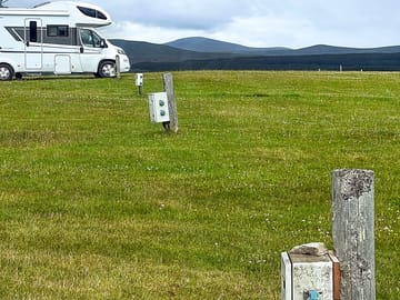 Caravan/motorhome grass pitch