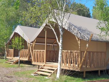 Lodges on site