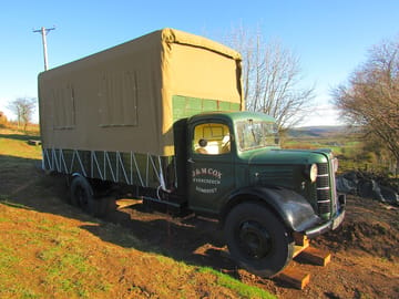 Branwen, the vintage lorry with the brand new canopy (added by manager 14 Apr 2016)
