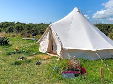 Bell tent exterior (added by manager 08 Jul 2022)