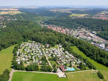 The site is 100m above the historical city of Horb am Neckar
