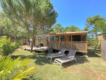 Cottage PRESTIGE 3 Chambres 2 salles d'eau Camping Les Ourmes Hourtin Gironde Aquitaine