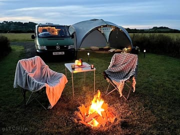Campfire evening