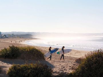 Surfing beaches nearby