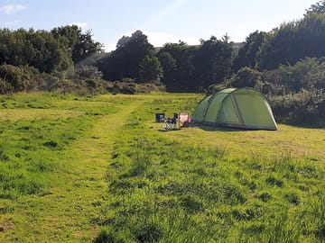 Individual camping pitches