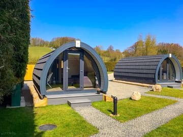 Luxury glamping pods