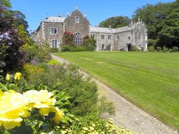 The Hall's gardens and lawn