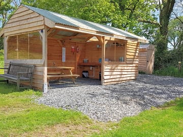 Our pitches and private sheds