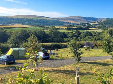 Visitor image of the views over the campsite towards the mountains