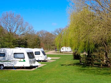 Fully serviced hard standing touring pitch