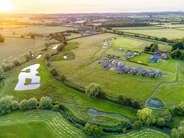 Beautiful Aerial view of Bowbrook Caravan and Camping. (added by manager 25 Jul 2022)