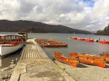 Beautiful day in Bowness, 30 minutes' drive from the site (added by mmc 22 Mar 2014)
