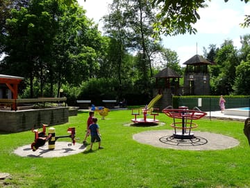 View of the playground and swimming pool (added by manager 05 Apr 2016)