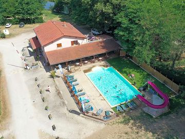 Aerial view of the swimming pool (added by manager 02 Sep 2020)