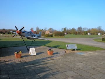 Our park is located on part of the old airfield from wwii and the layout has been preserved (added by manager 11 aug 2017)