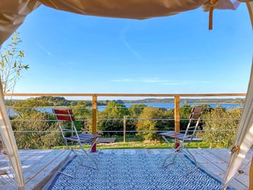 Private deck with a view over the water (added by manager 01 Aug 2023)