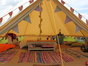 Themed bell tent