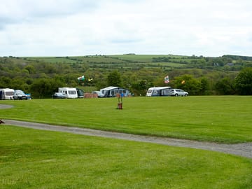 Looking towards the hills from the pitches