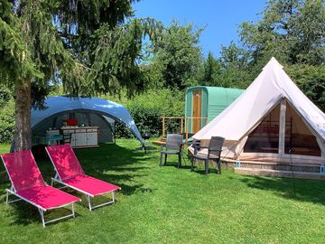 Mademoiselle Green Glamping pitch