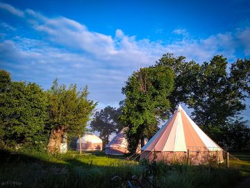 Tents in the early morning light (added by manager 01 Jul 2019)